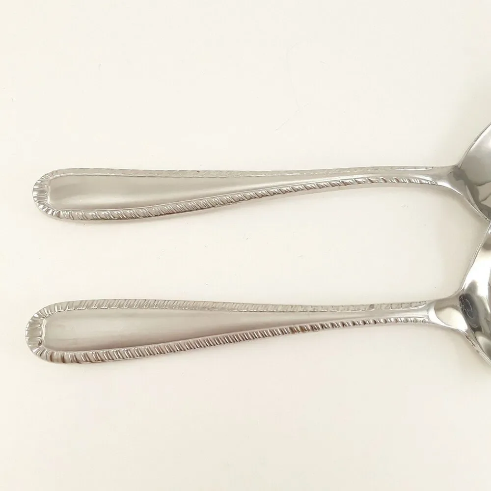 Gravy Ladle & Shell Serving Spoon, Savannah- Artisanware, Stainless Steel, scoop